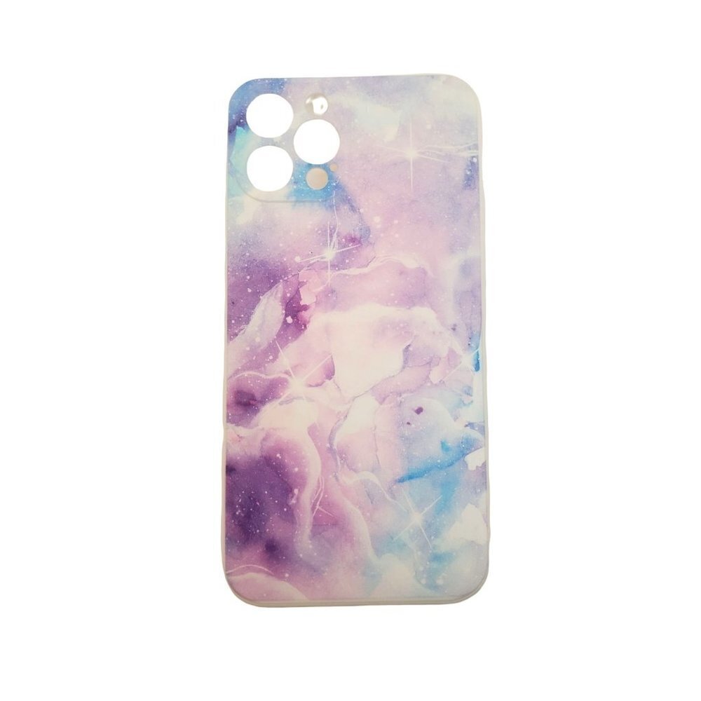iphone 12 12 pro  Pastel Swirl Purple Blue Case Pop Mount